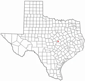 Adapted from Wikipedia's TX county maps by Seth Ilys.