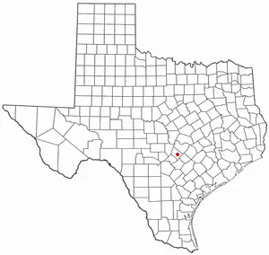 Adapted from Wikipedia's TX county maps by Seth Ilys.