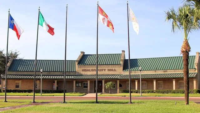 City Hall of Hidalgo, Texas , United States.