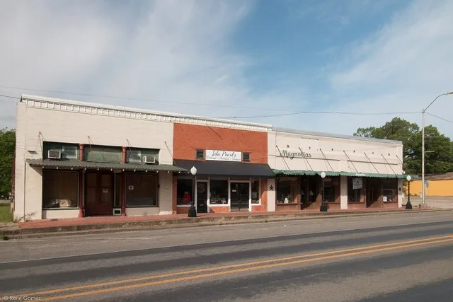 Buildings in downtown Hubbard, Texas