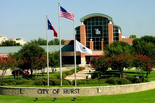 In this photo is the building of the city hall.