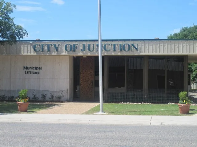I took photo with Canon camera in Junction, TX.