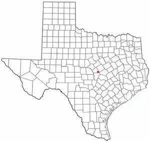 Adapted from Wikipedia's TX county maps by Seth Ilys.