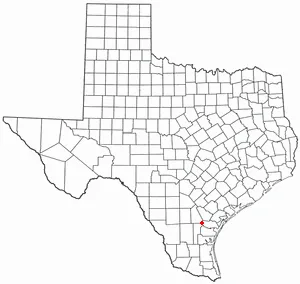 Adapted from Wikipedia's TX county maps by Seth Ilys.