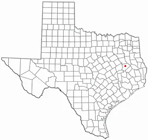 Adapted from Wikipedia's TX county maps by Seth Ilys.