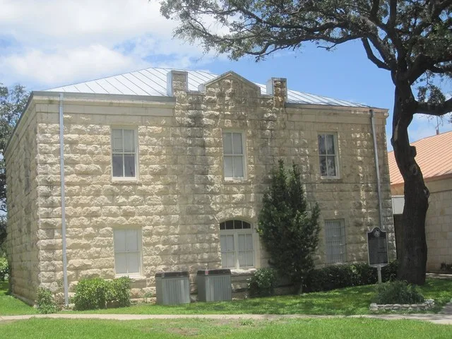 Real County courthouse in Leakey I took photo with Canon camera in Leakey, TX.