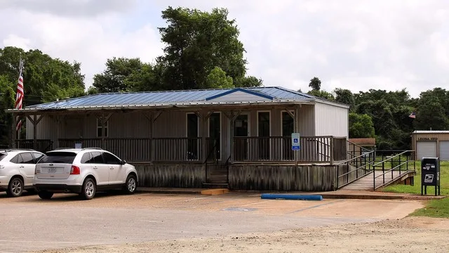 The United States Post Office in Leona, Texas, United States.