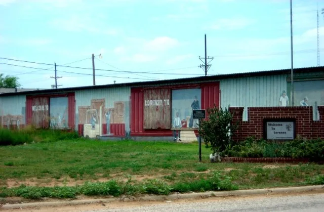 A mural in Lorenzo, Texas.