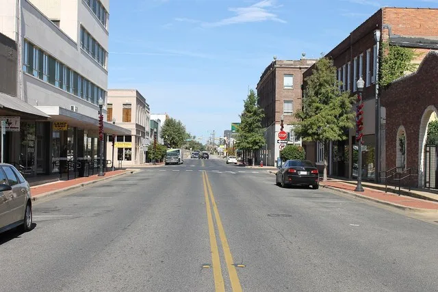 A portion of downtown Lufkin, TX