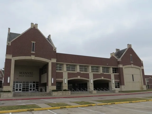 en:Manvel High School in en:Manvel, Texas .