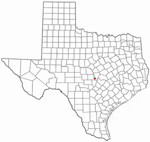 Adapted from Wikipedia's TX county maps by Seth Ilys.