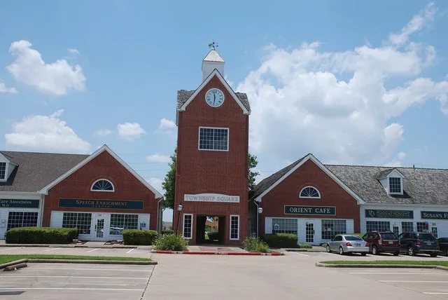 Township Square in Missouri City, Texas, USA