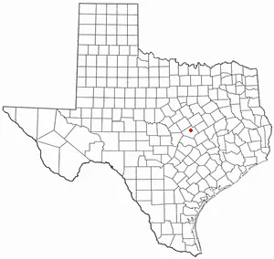 Adapted from Wikipedia's TX county maps by Seth Ilys.