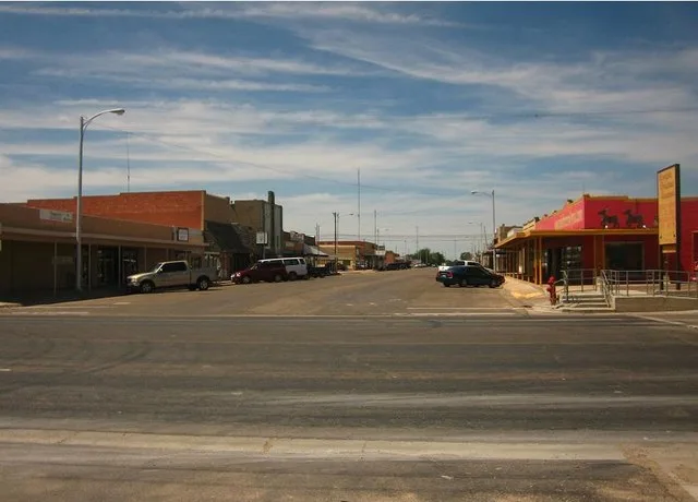 Main Street in downtown Muleshoe.