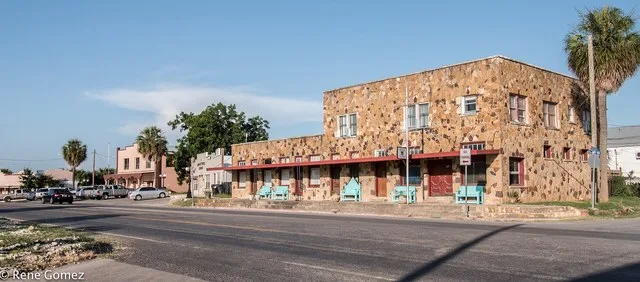 Old buildings in Natalia, Texas