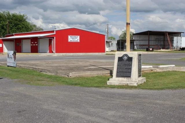 Site of Muelder Store. Site of Muelder Store The community of New Berlin developed as German settlers came to the area in the 1840s. Businesses, schools and churches were establis...