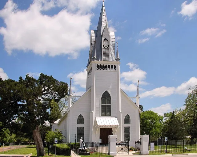 St. Joseph's Catholic Church in New Waverly, Texas, United States was built in 1907. The building was designated a Recorded Texas Historic Landmark in 1975.