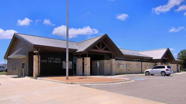City Hall of Nixon, Texas, United States.