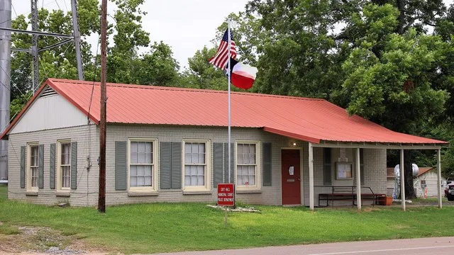 City Hall of Oakwood, Texas , United States.