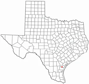 Adapted from Wikipedia's TX county maps by Seth Ilys.