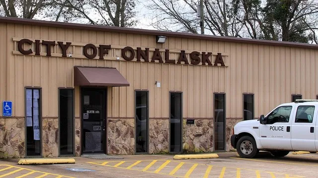 City Hall of Onalaska, Texas , United States.
