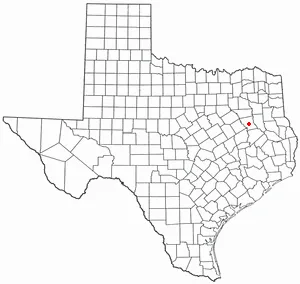 Adapted from Wikipedia's TX county maps by Seth Ilys.