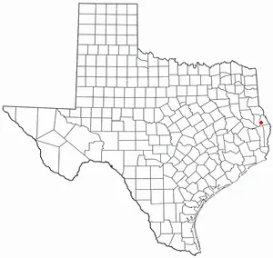 Adapted from Wikipedia's TX county maps by Seth Ilys.
