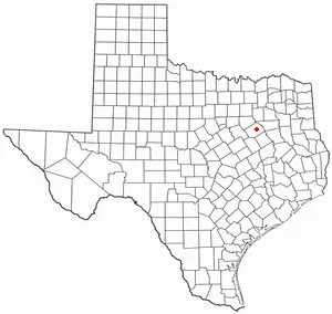 Adapted from Wikipedia's TX county maps by Seth Ilys.