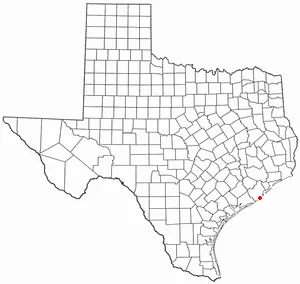 Adapted from Wikipedia's TX county maps by Seth Ilys.