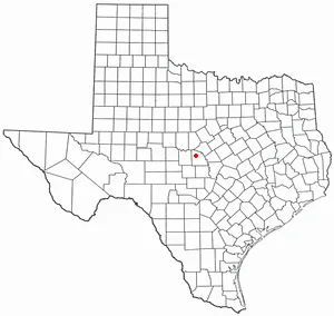 Adapted from Wikipedia's TX county maps by Seth Ilys.