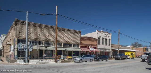 Buildings in Rising Star, Texas