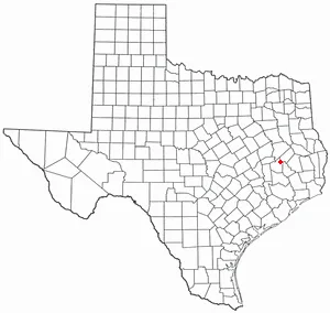 Adapted from Wikipedia's TX county maps by Seth Ilys.