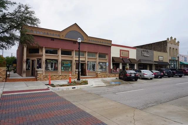 Rusk Street in Rockwall , Texas ( United States ).