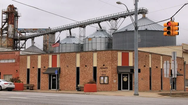 City Hall of Rogers, Texas , United States.