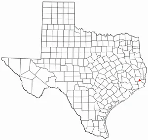Adapted from Wikipedia's TX county maps by Seth Ilys.