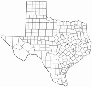 Adapted from Wikipedia's TX county maps by Seth Ilys.