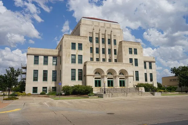 San Angelo City Hall in San Angelo , Texas ( United States ).