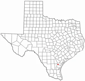 Adapted from Wikipedia's TX county maps by Seth Ilys.