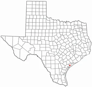 Adapted from Wikipedia's TX county maps by Seth Ilys.