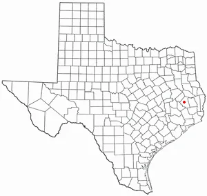 Adapted from Wikipedia's TX county maps by Seth Ilys.