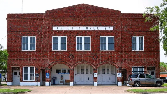 City Hall of Shiner, Texas , United States.