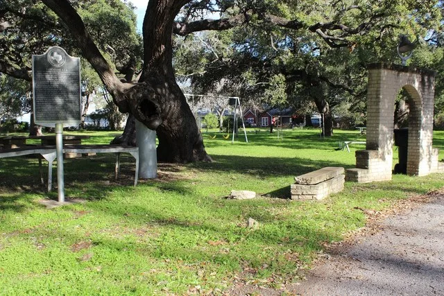 Camp Clark, C.S.A.. Named for Edward Clark, first Confederate Governor of Texas, whose Executive Order June 8, 1861, created voluntary camps of instruction such as this. Food, cam...