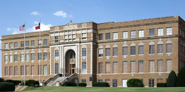 Hutchinson County Courthouse in Stinnett, Texas , United States.