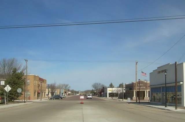 Downtown Stratford, Texas.