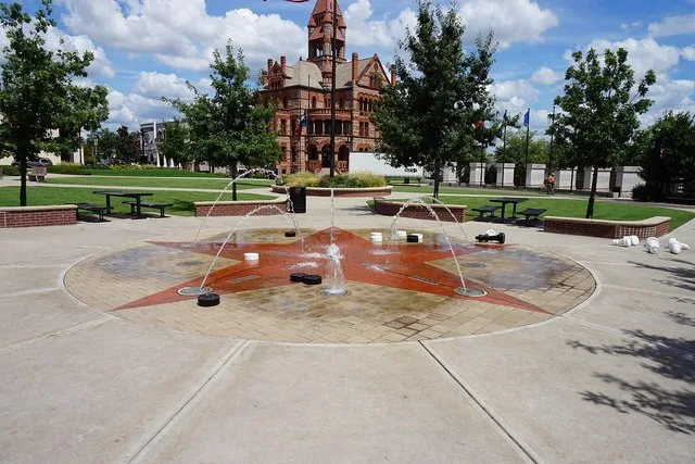 Courthouse Square in Sulphur Springs , Texas ( United States ).