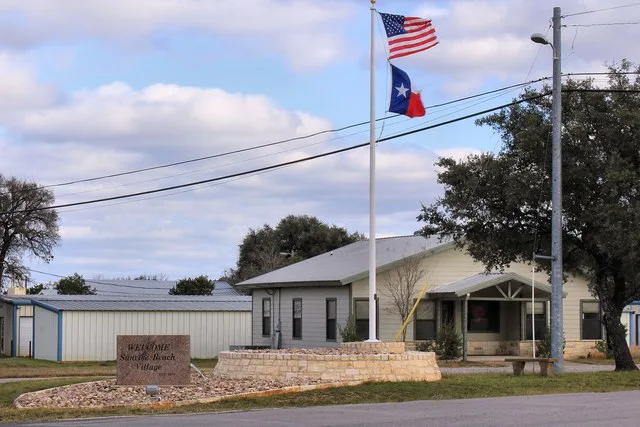 The entrance to Sunrise Beach Village, Texas , United States.