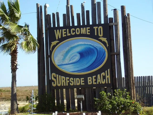 Surfside Beach sign