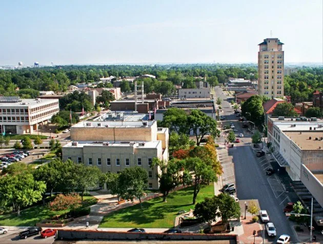 Skyline of Temple Texas