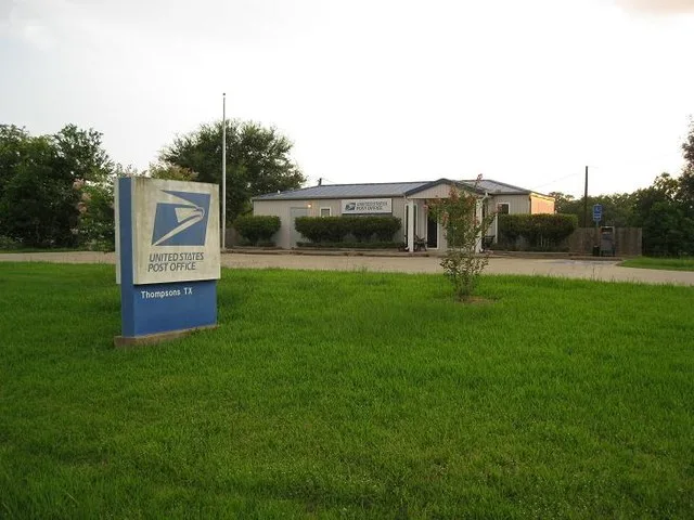 US Post Office on Thompsons Oil Field Road in Thompsons, Texas.