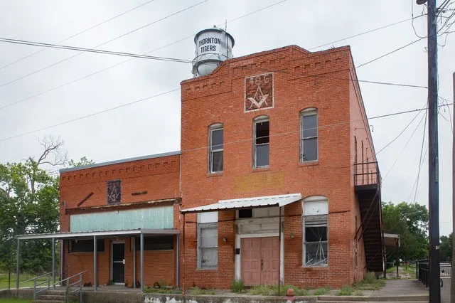 Masonic Building in Thornton, Texas